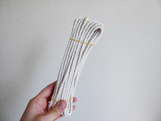 綿のロープ